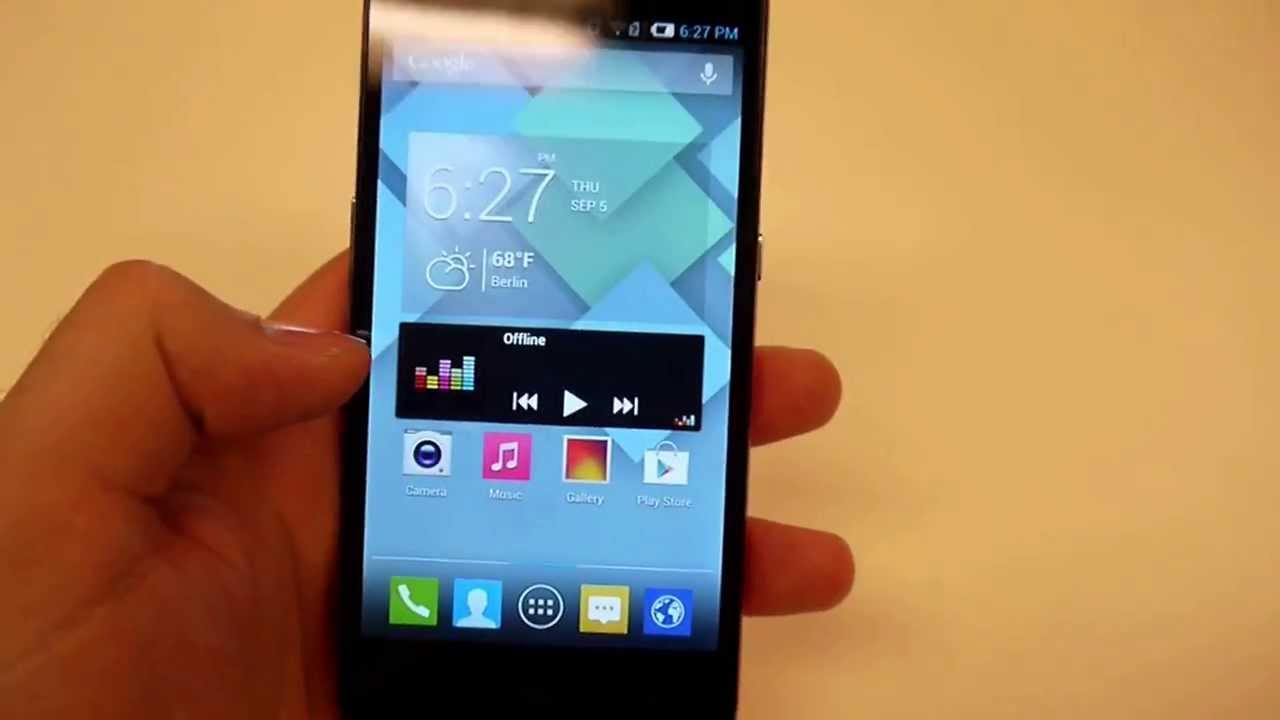 alcatel Idol S Resim 5
