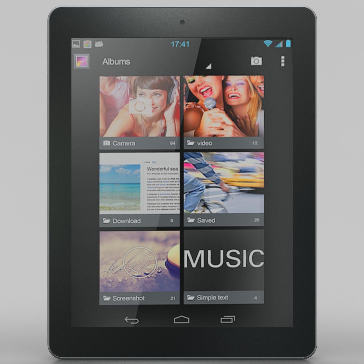 alcatel One Touch Tab 8 HD Resim 4