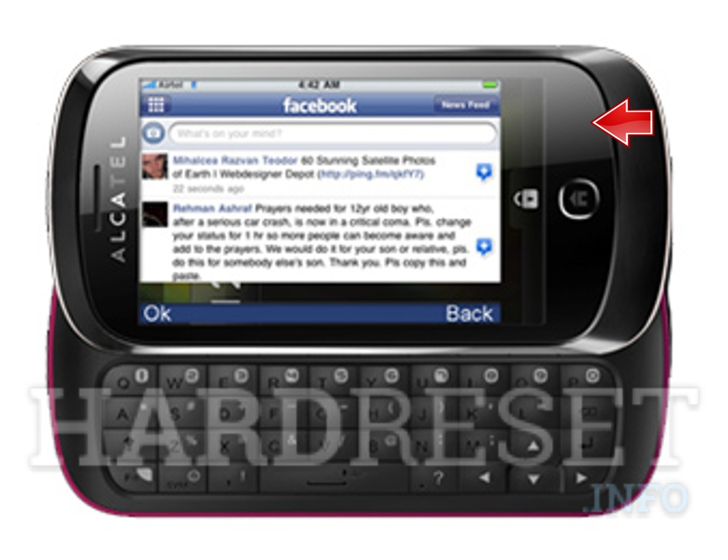alcatel OT-888 Resim 5