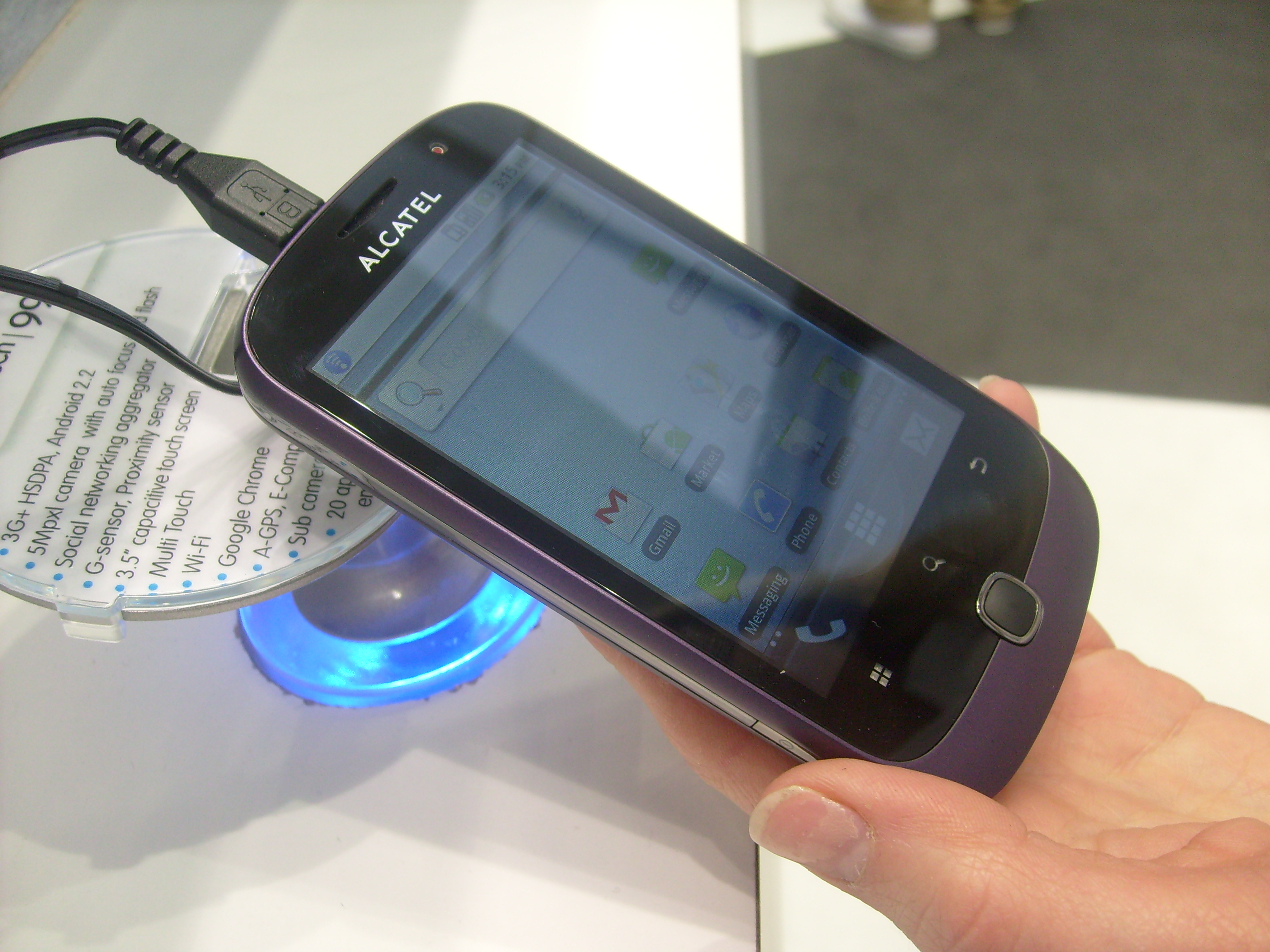 alcatel OT-990 Resim 2