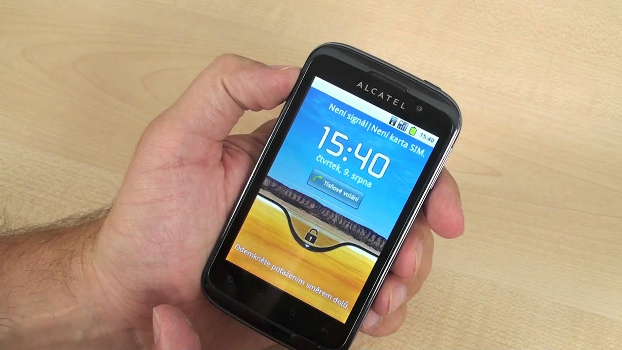 alcatel OT-991 Resim 3