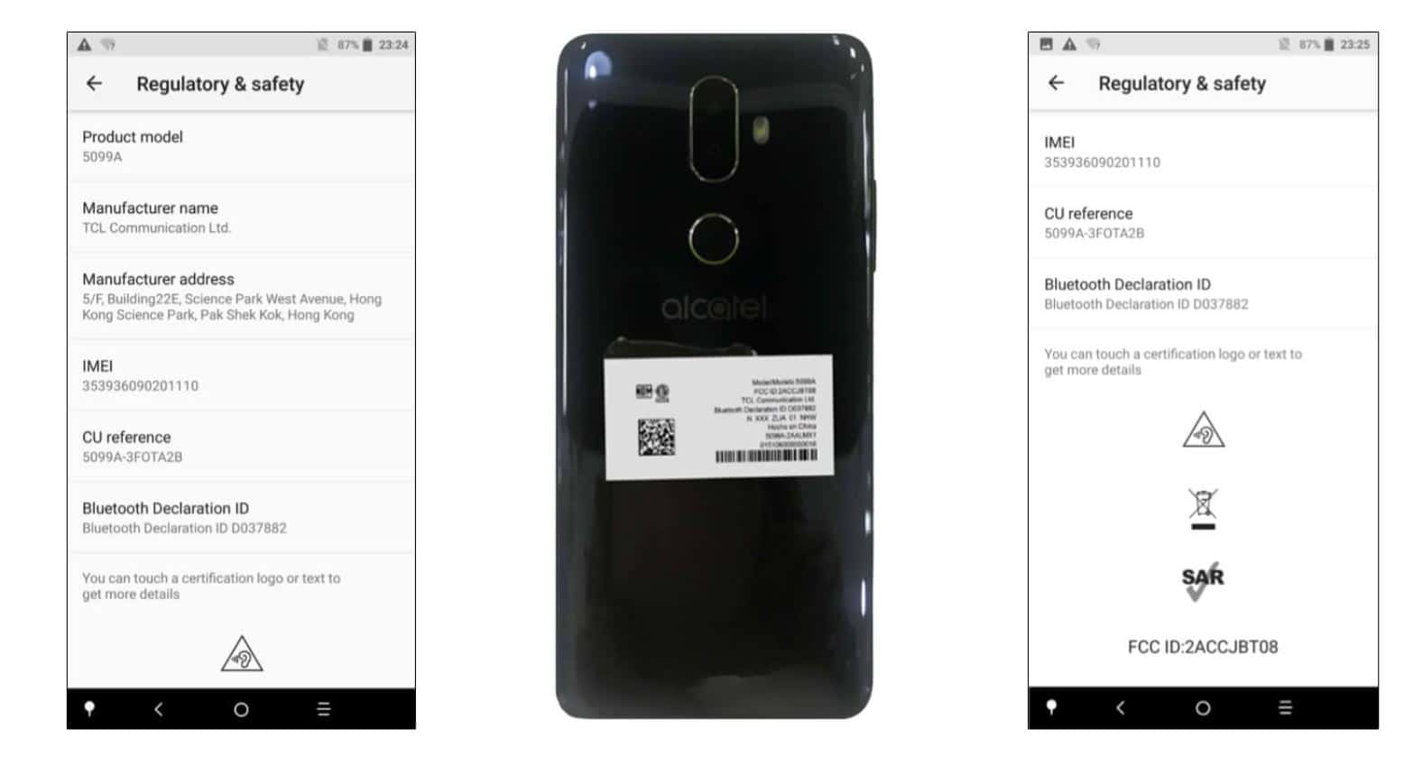 alcatel OT-S121 Resim 4