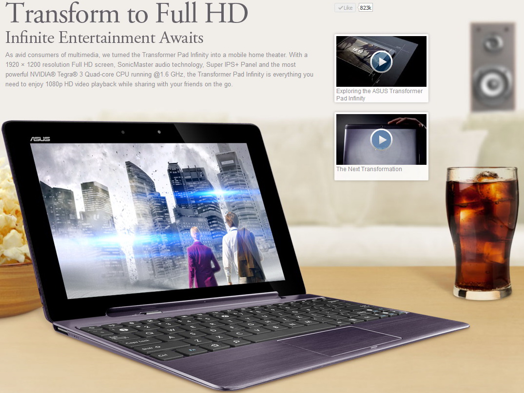 Asus Transformer Pad Infinity 700 LTE Resim 3