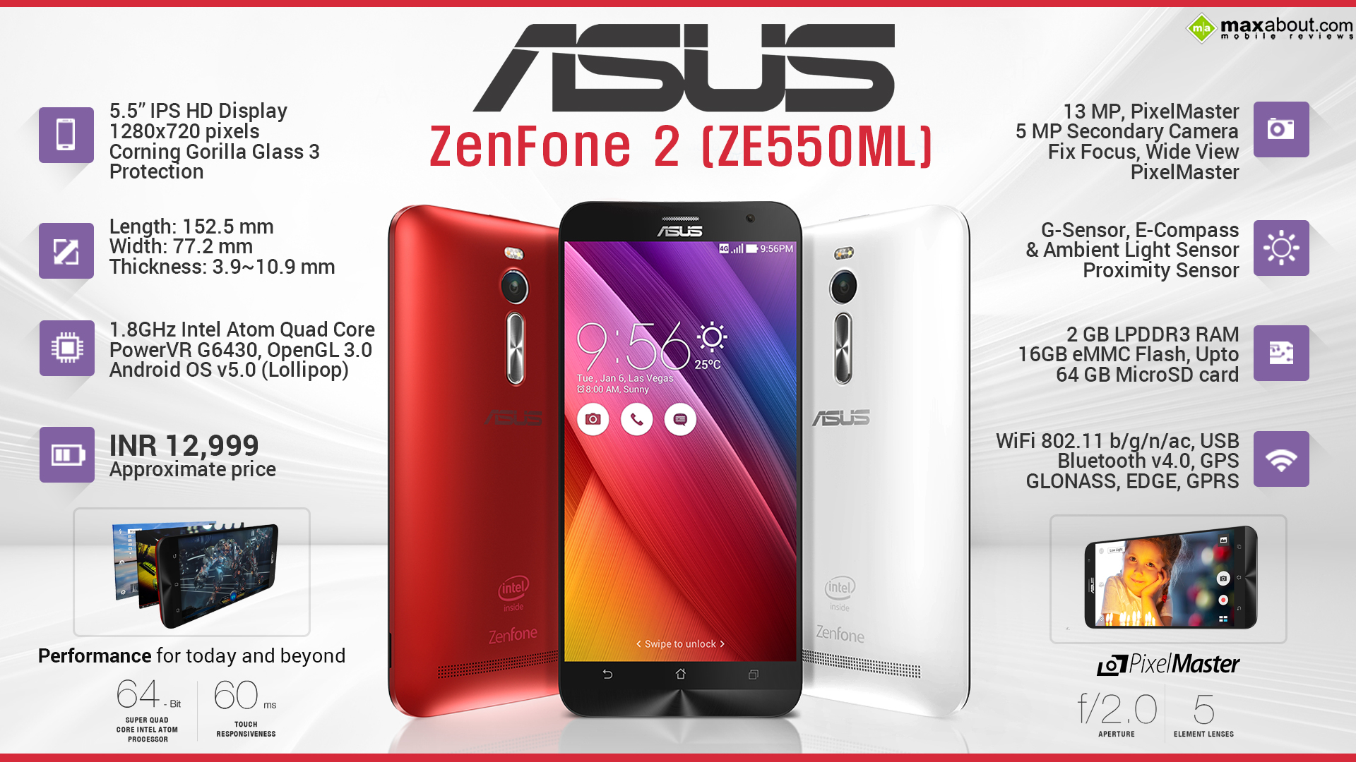 Asus Zenfone 2 ZE550ML Resim 3