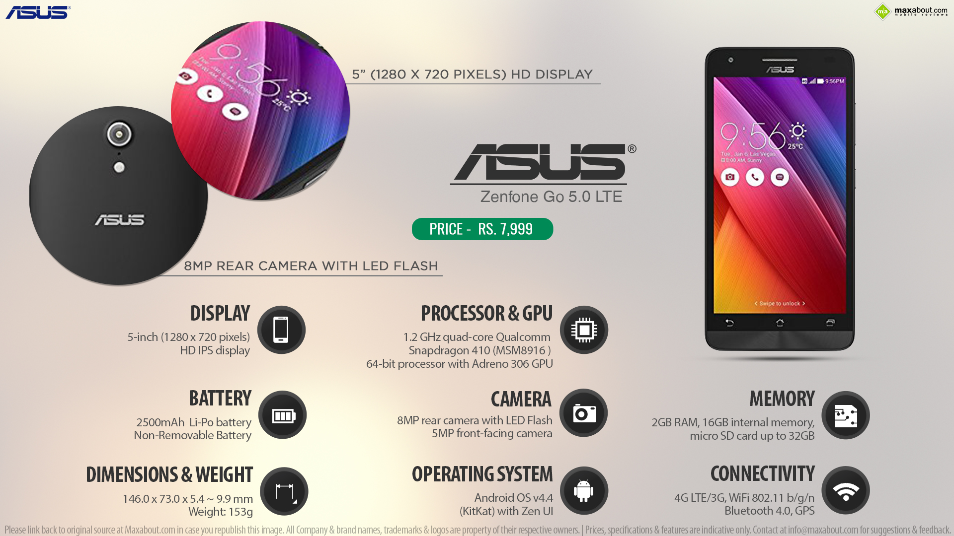 Asus Zenfone Go T500 Resim 3