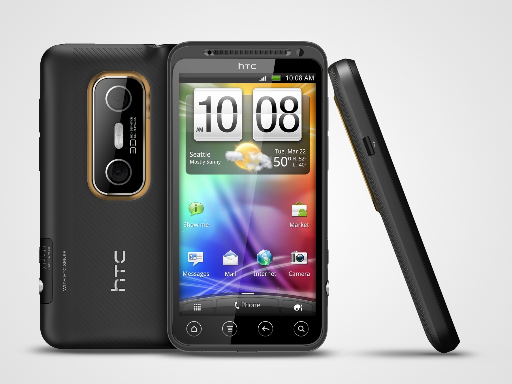 HTC EVO 3D CDMA Resim 2