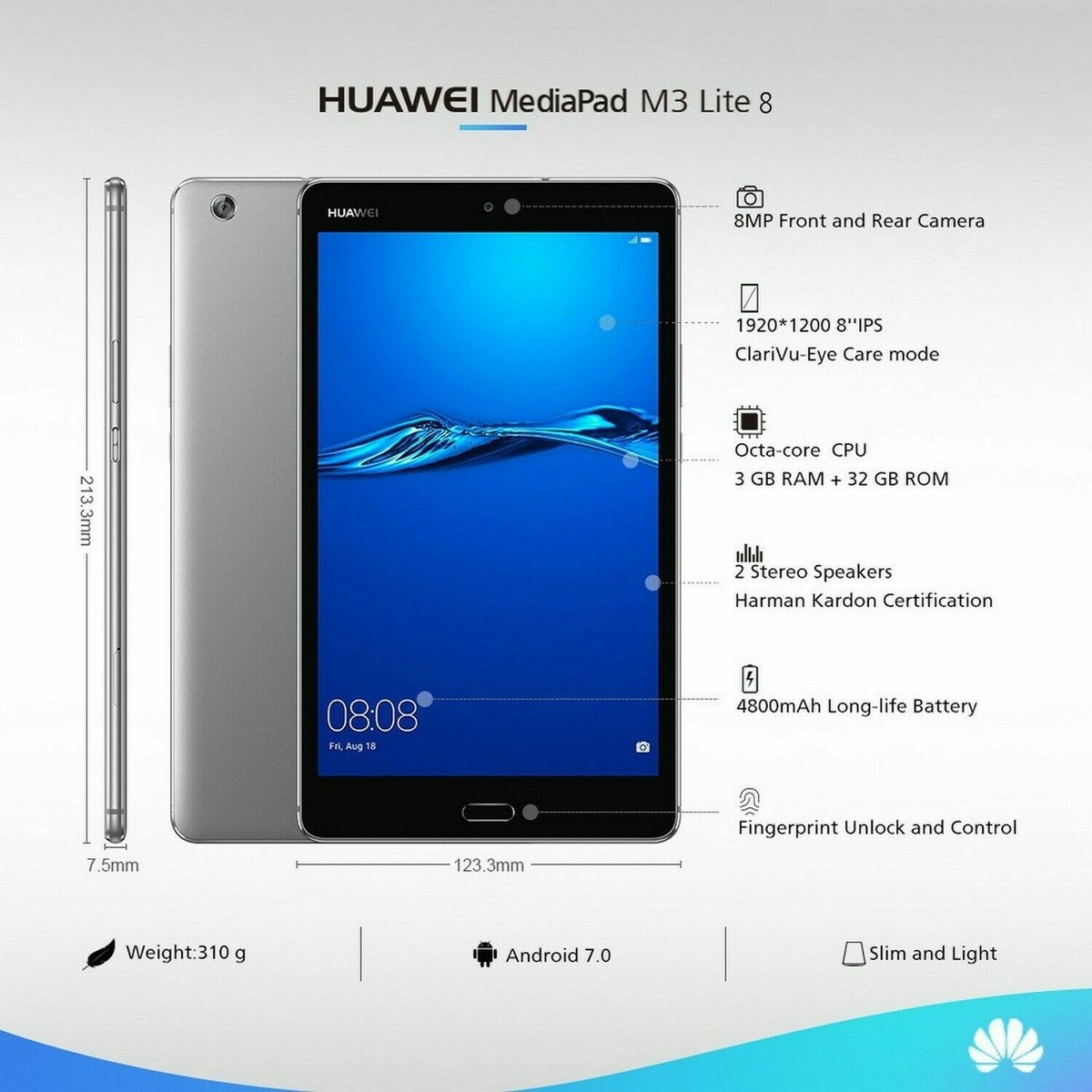 Huawei MediaPad M3 Lite 8 Resim 3