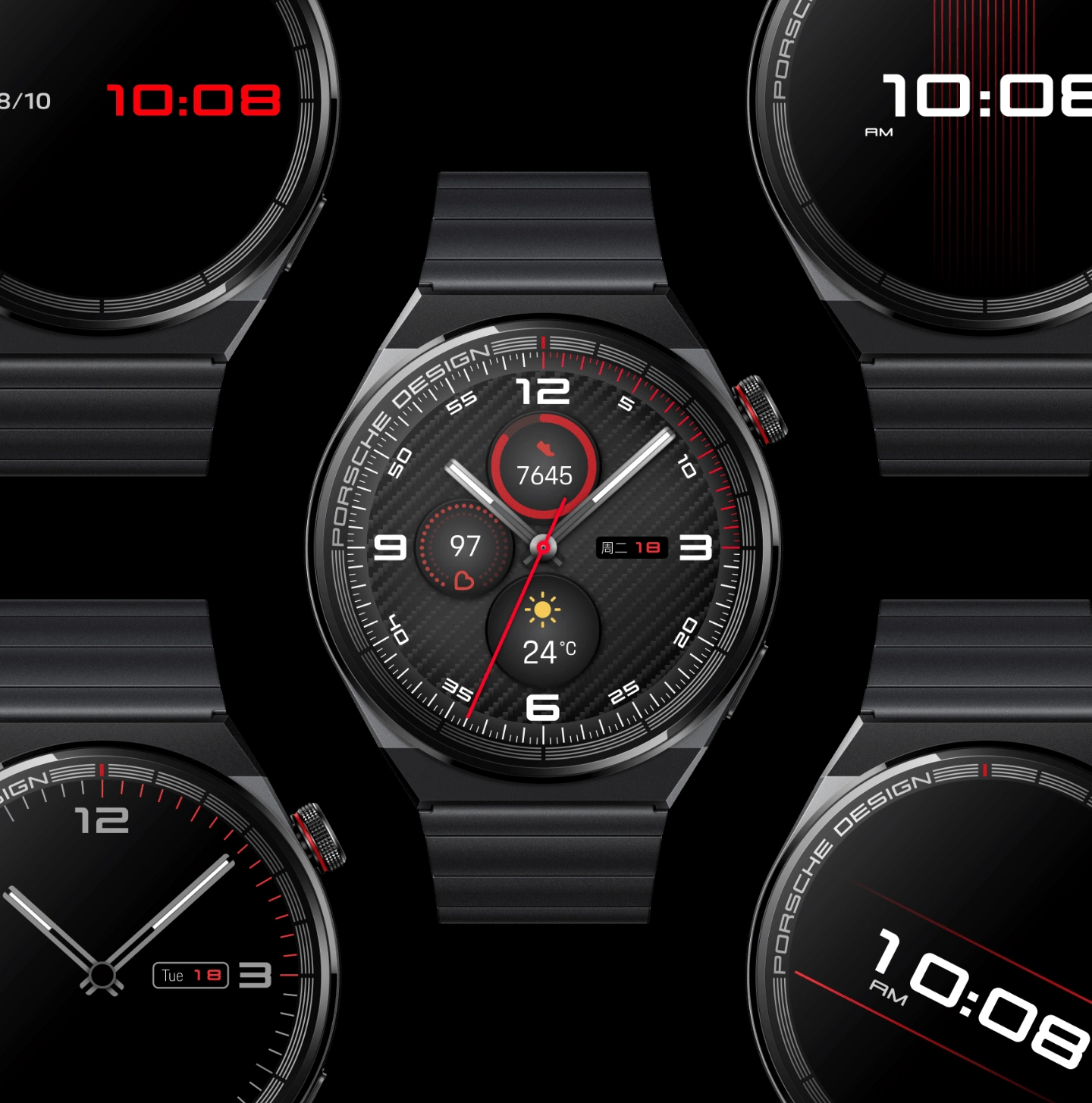 Huawei Watch GT 3 Porsche Design Resim 2