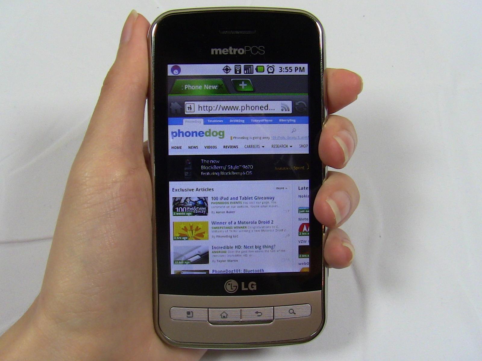 LG Optimus M Resim 5
