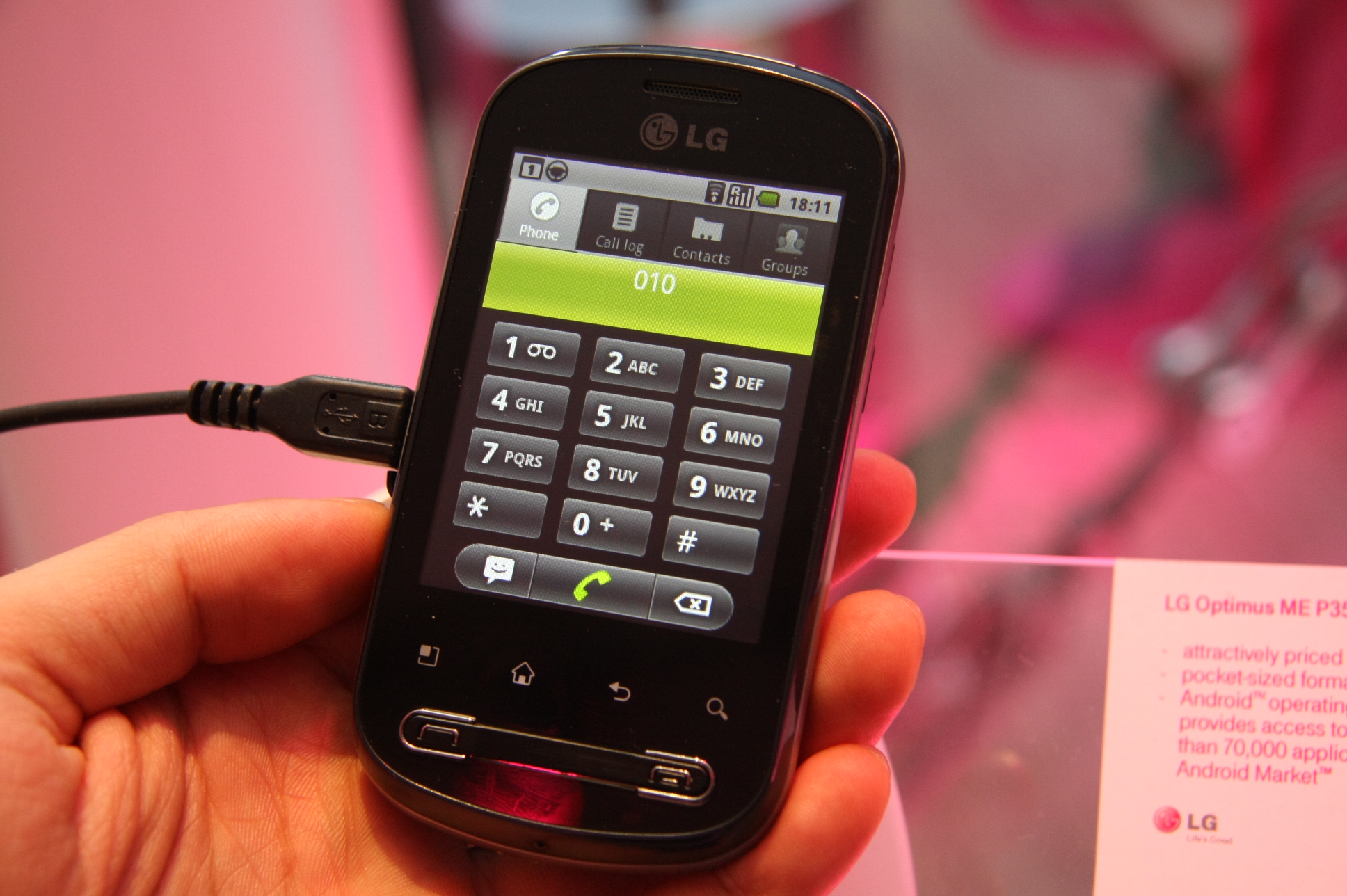 LG Optimus Me P350 Resim 5