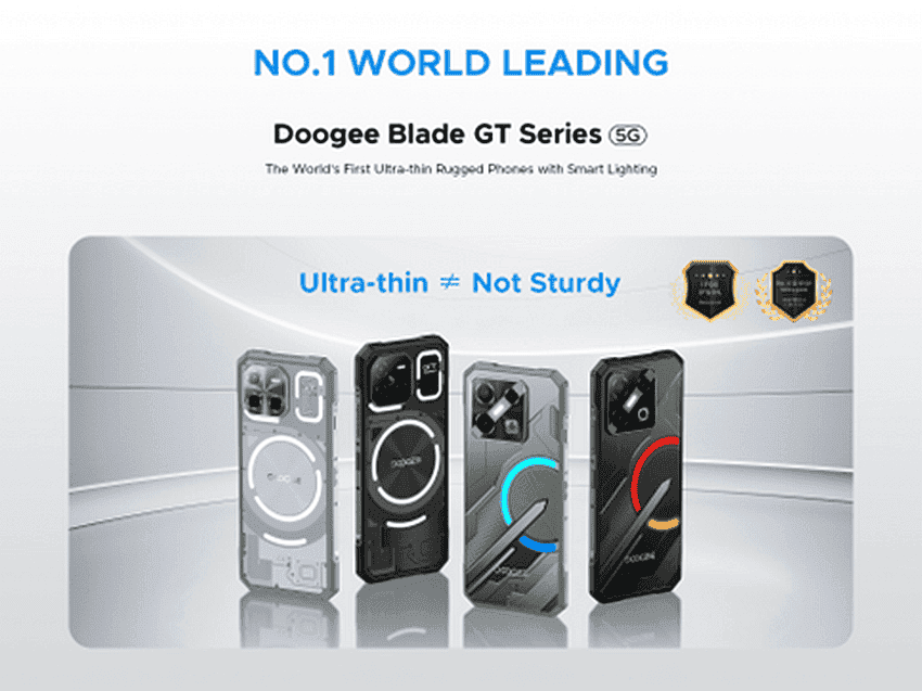 DOOGEE Blade GT Play & Pro: Dünyanın İlk RGB Işıklı Dayanıklı Telefonları 1