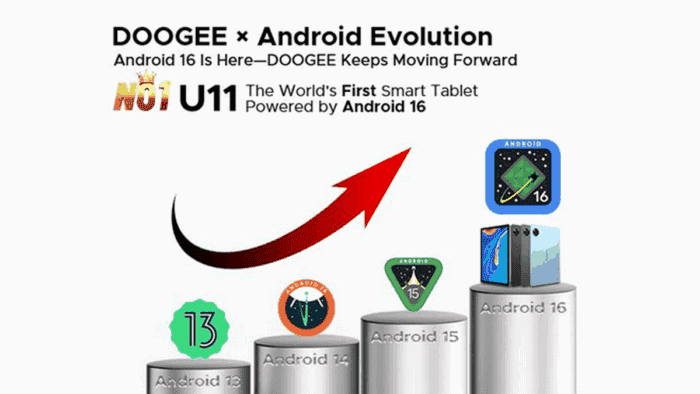 DOOGEE U11 Tablet Android 16 Güncellemesi ile Yenileniyor