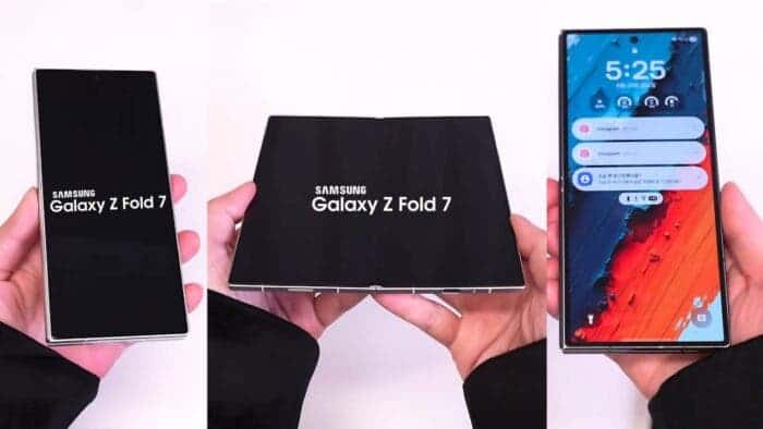 Galaxy Z Fold7 Maketi Z Fold6 ile Yan Yana: Yeni Video İncelemesi