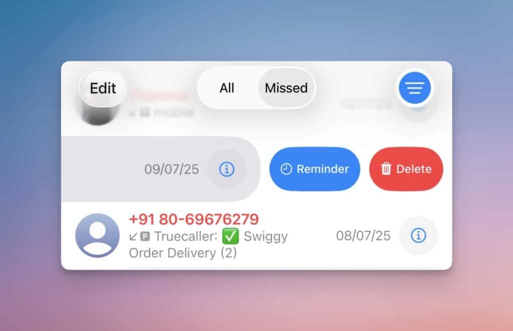 iOS 26’nın Yeni Telefon Uygulaması: Geri Arama Hatırlatıcısı 2