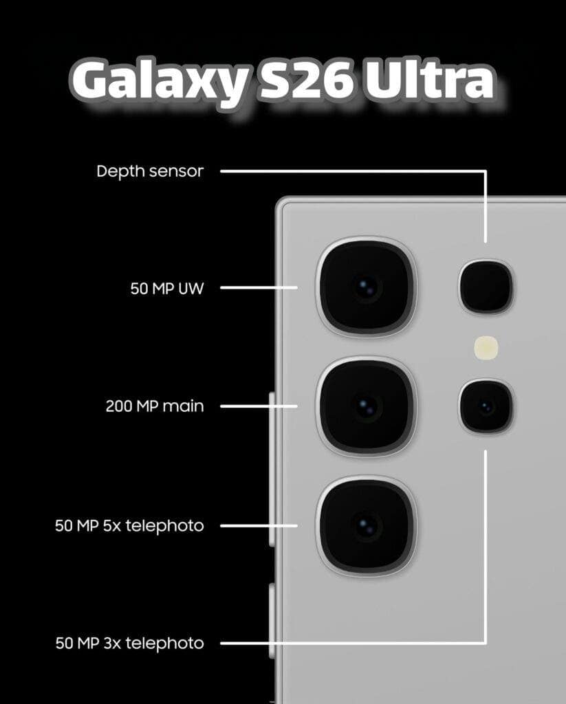 Samsung Galaxy S26 Ultra: 60W Hızlı Şarj ve İnce Tasarım Sızıntısı 2
