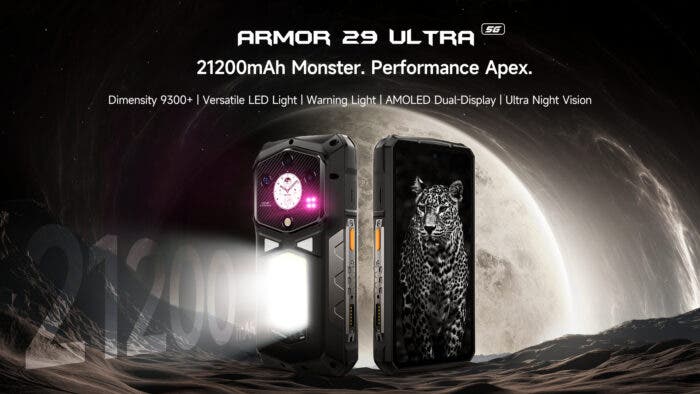 Ulefone Armor 29 Ultra Tanıtıldı: Amiral Gemisi Performansı ve 21.200mAh Pil