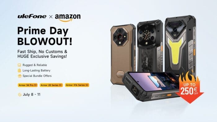 Ulefone Prime Day 2025: €250’ye Varan İndirim Fırsatları