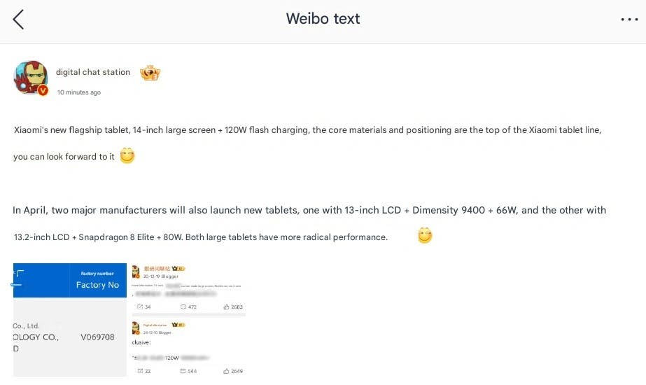 Xiaomi Pad 7 Ultra: 120W Hızlı Şarjlı Dev Tablet Geliyor! 1