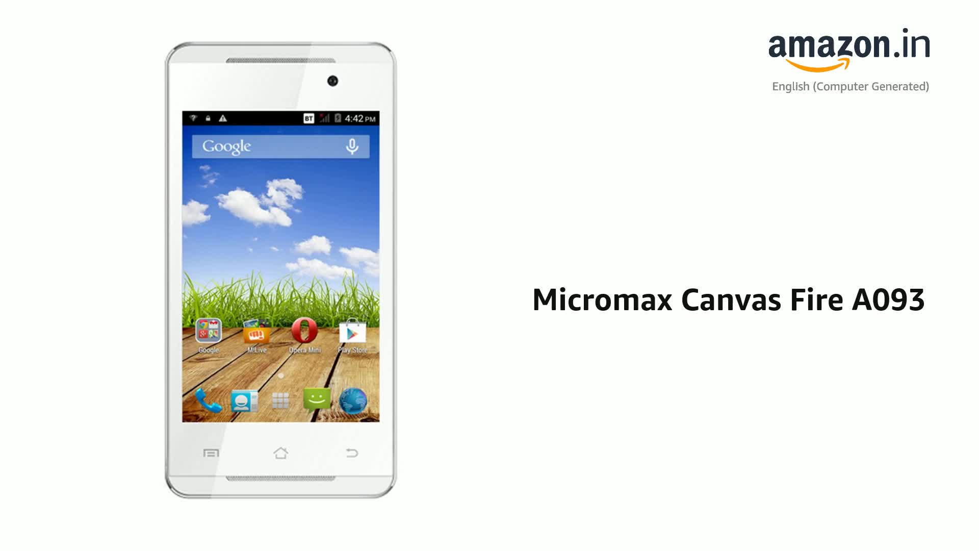 Micromax A093 Canvas Fire