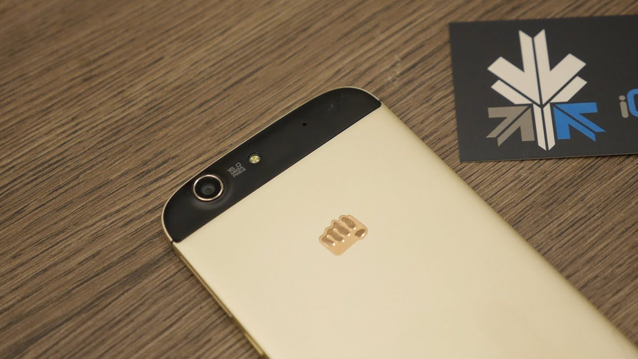 Micromax A300 Canvas Gold Resim 3