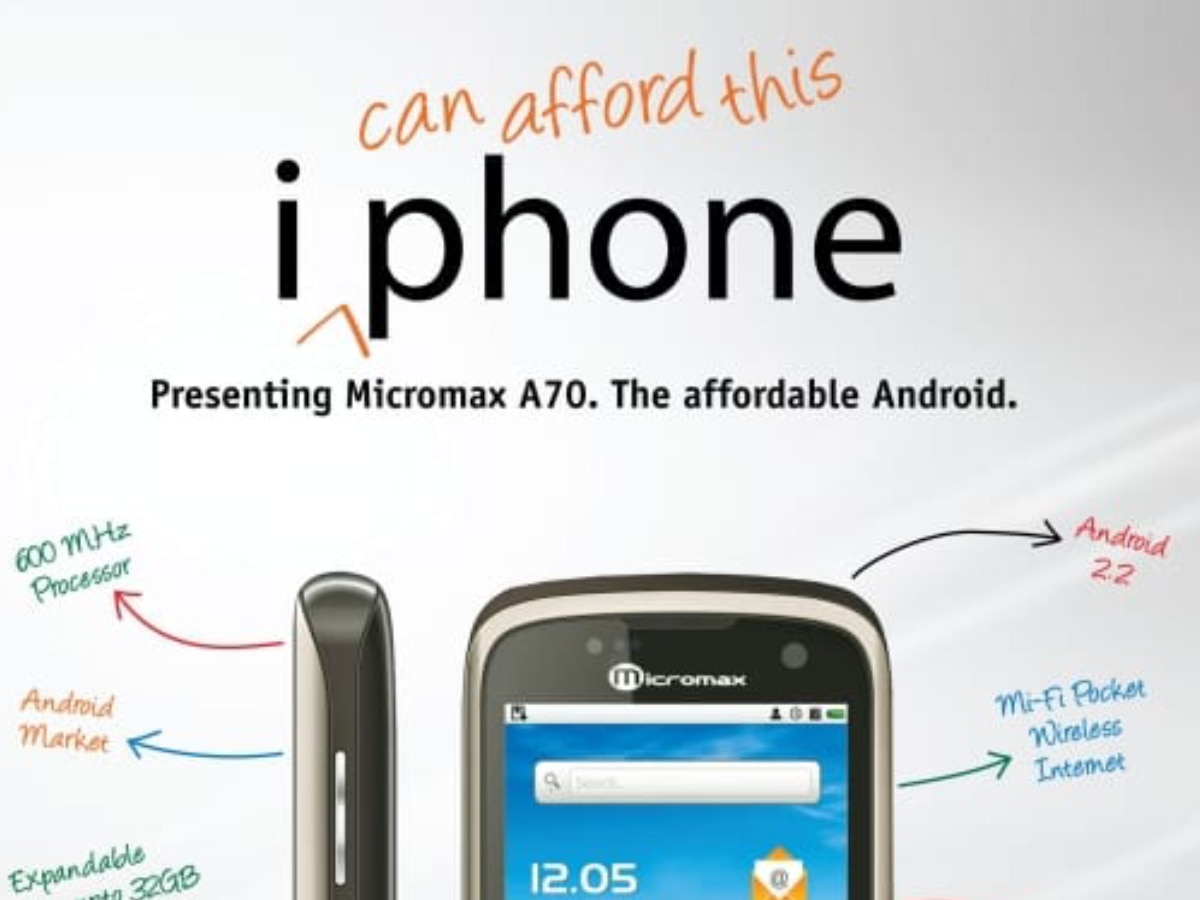 Micromax A70 Resim 3