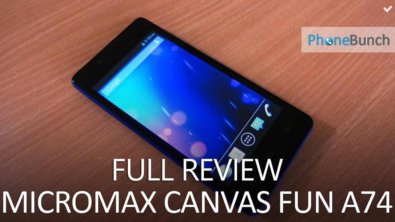Micromax A74 Canvas Fun Resim 3