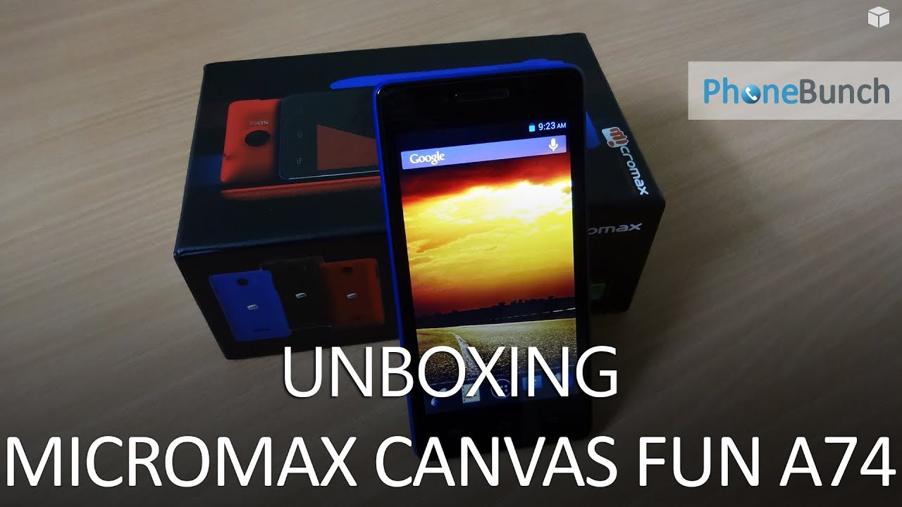 Micromax A74 Canvas Fun Resim 5