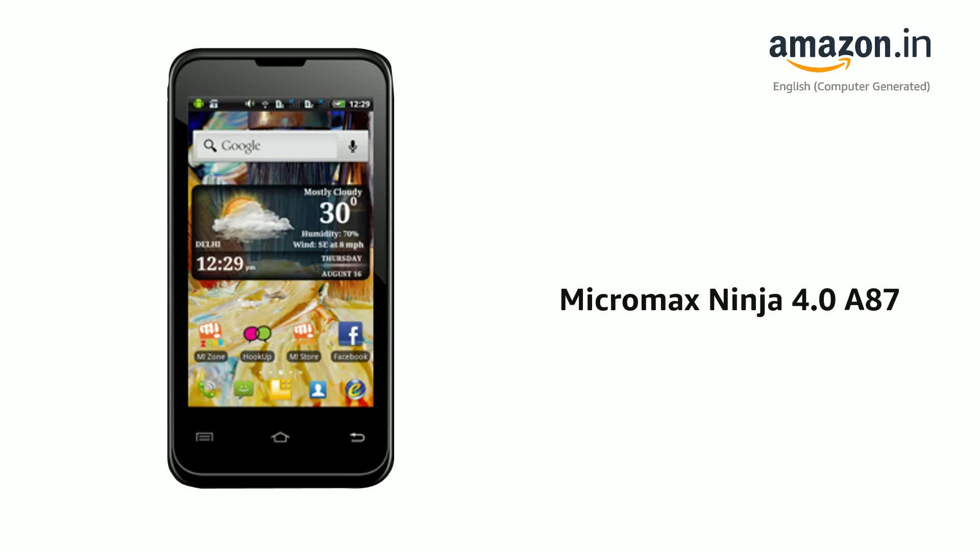 Micromax A87 Ninja 4.0 Resim 2