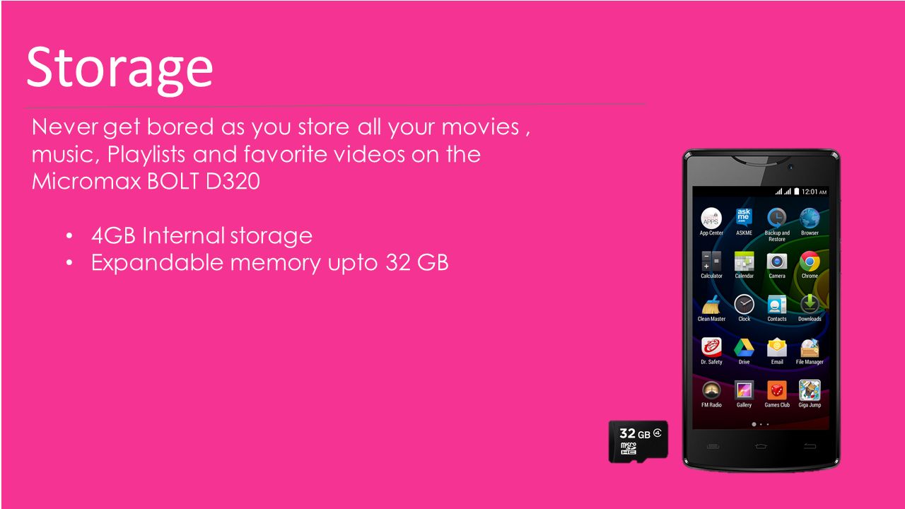 Micromax Bolt D320 Resim 5