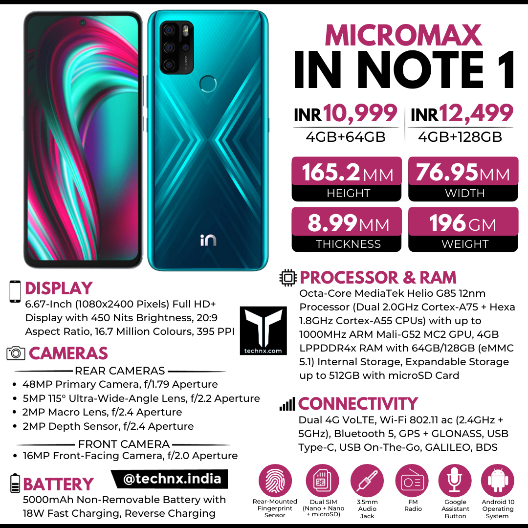 Micromax In note 1 Resim 2