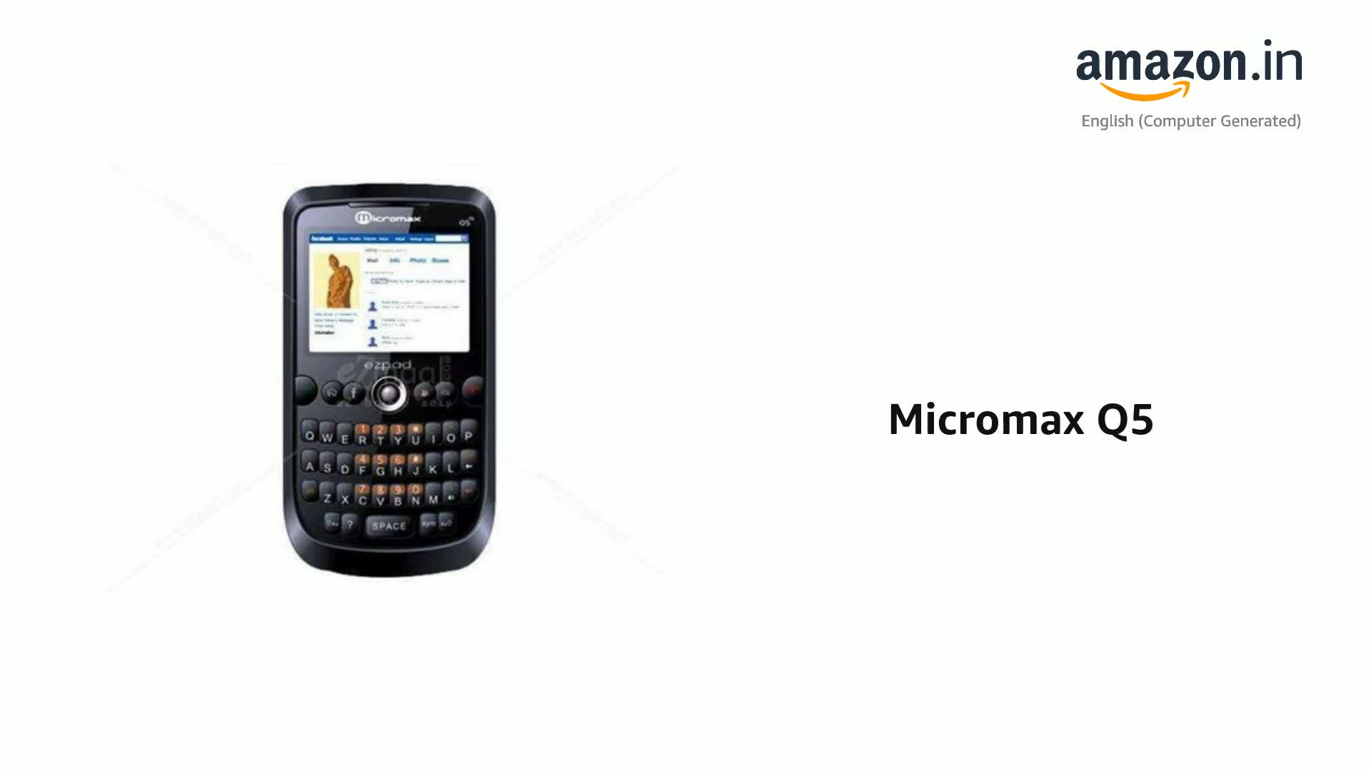 Micromax Q5 fb Resim 2