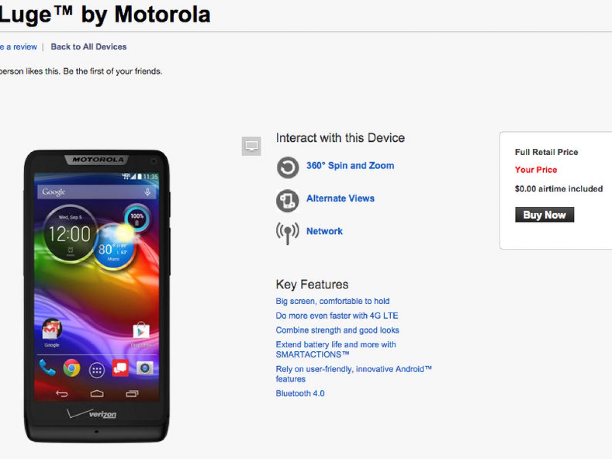 Motorola Luge Resim 2