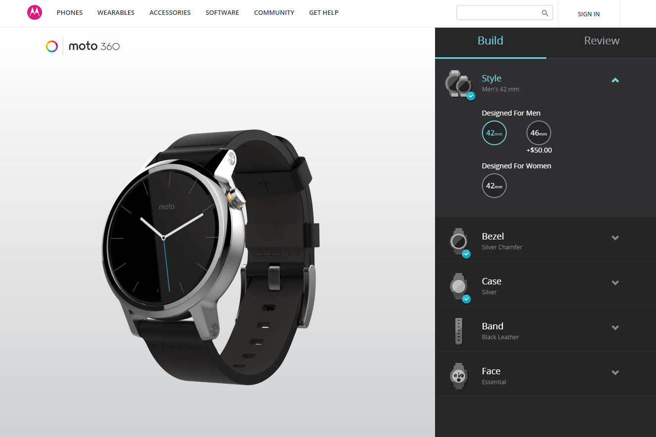 Motorola Moto 360 42mm (2nd gen) Resim 5