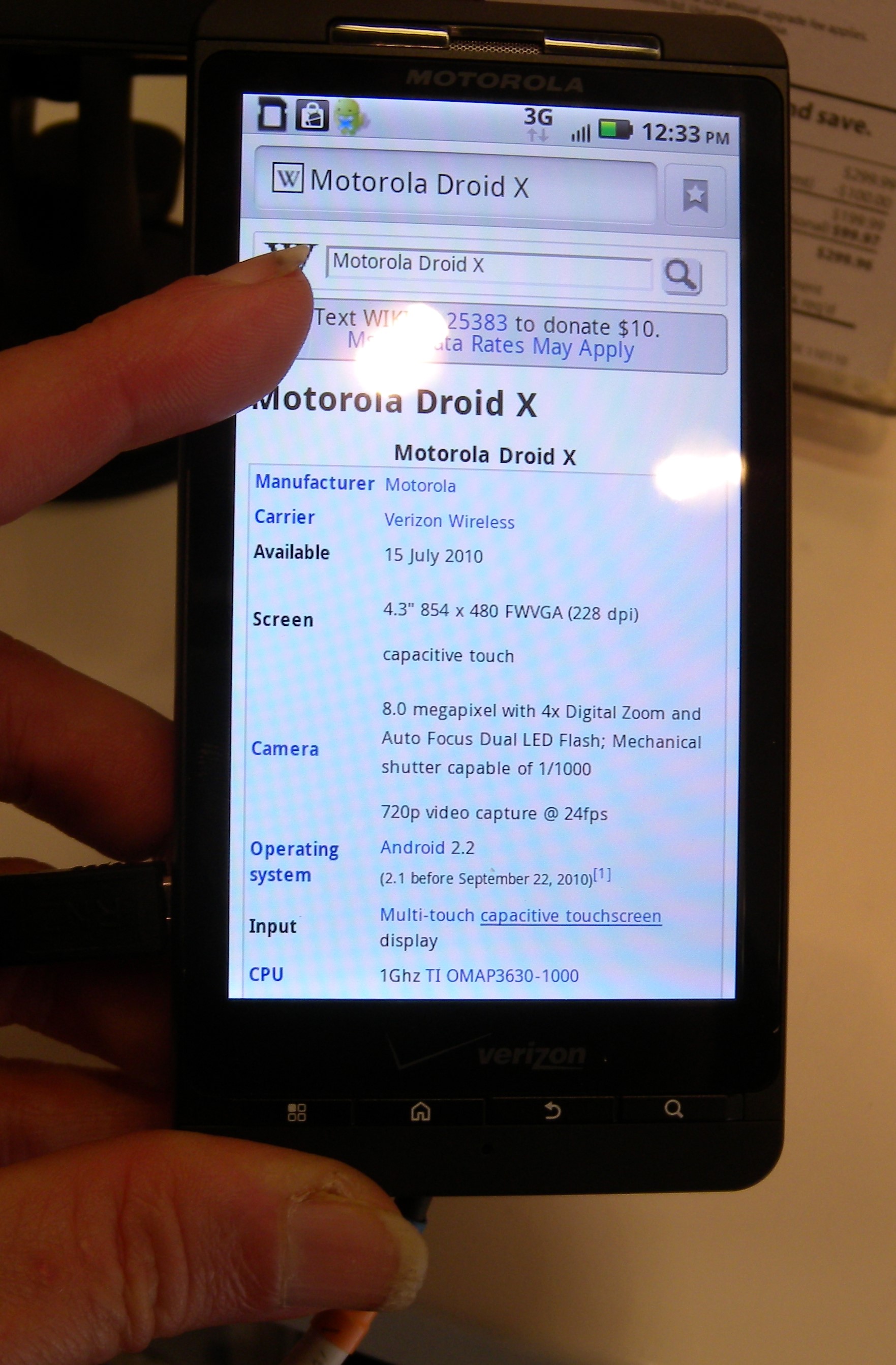 Motorola MOTO XT702