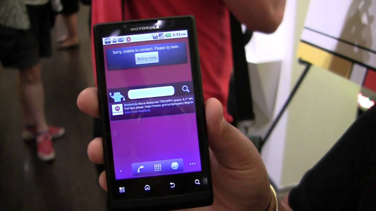 Motorola Triumph Resim 4