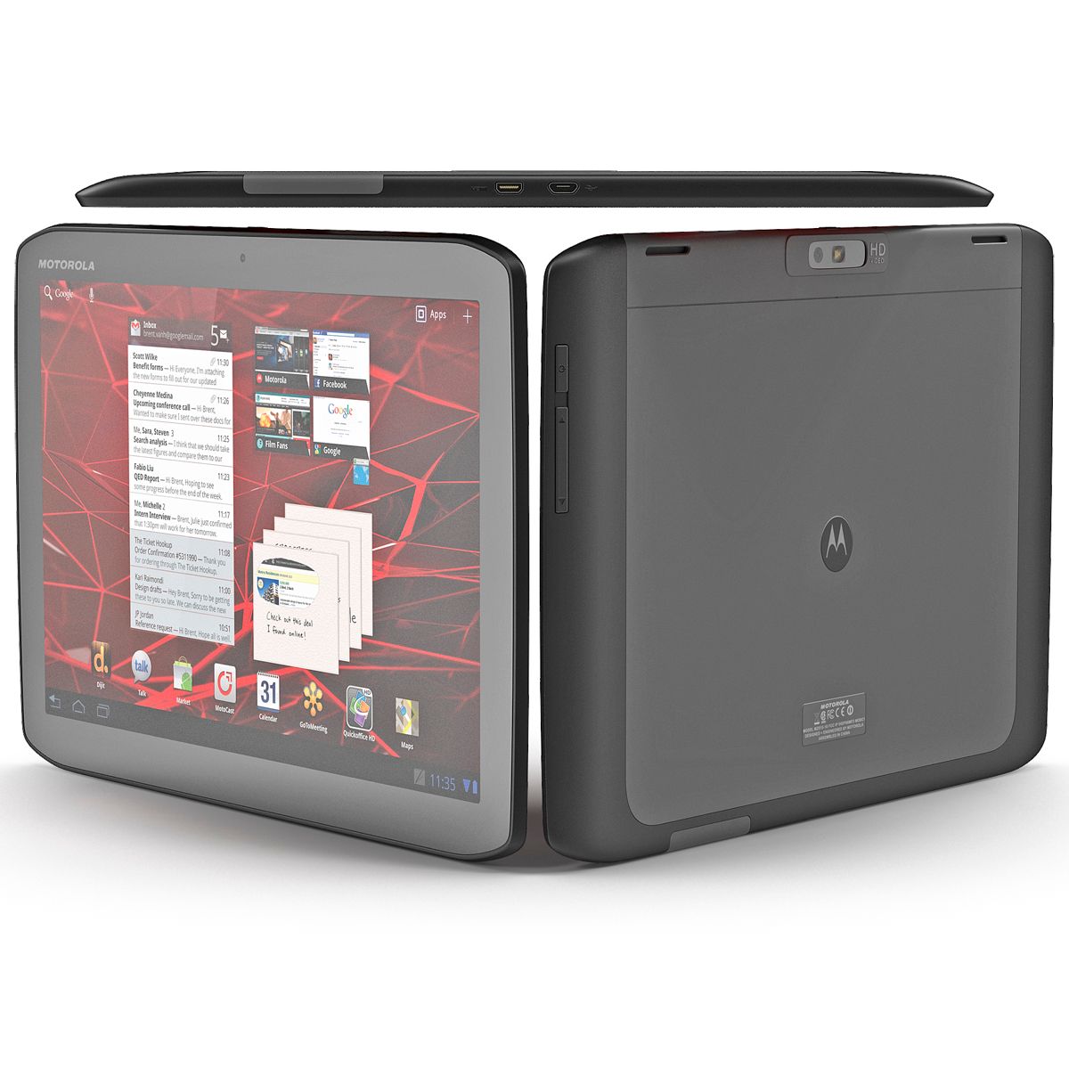 Motorola XOOM 2 3G MZ616 Resim 2