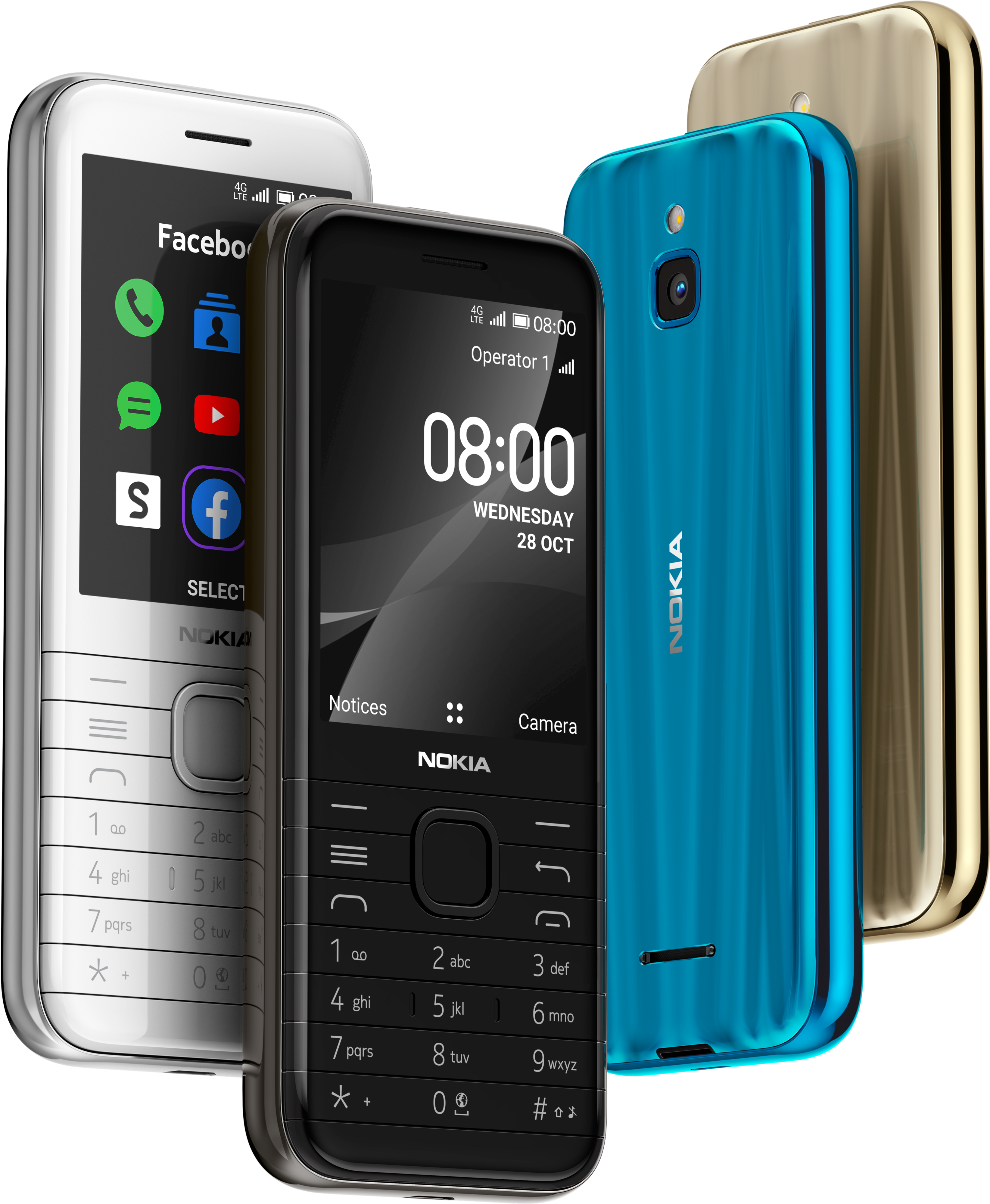 Nokia 8000 4G Resim 1