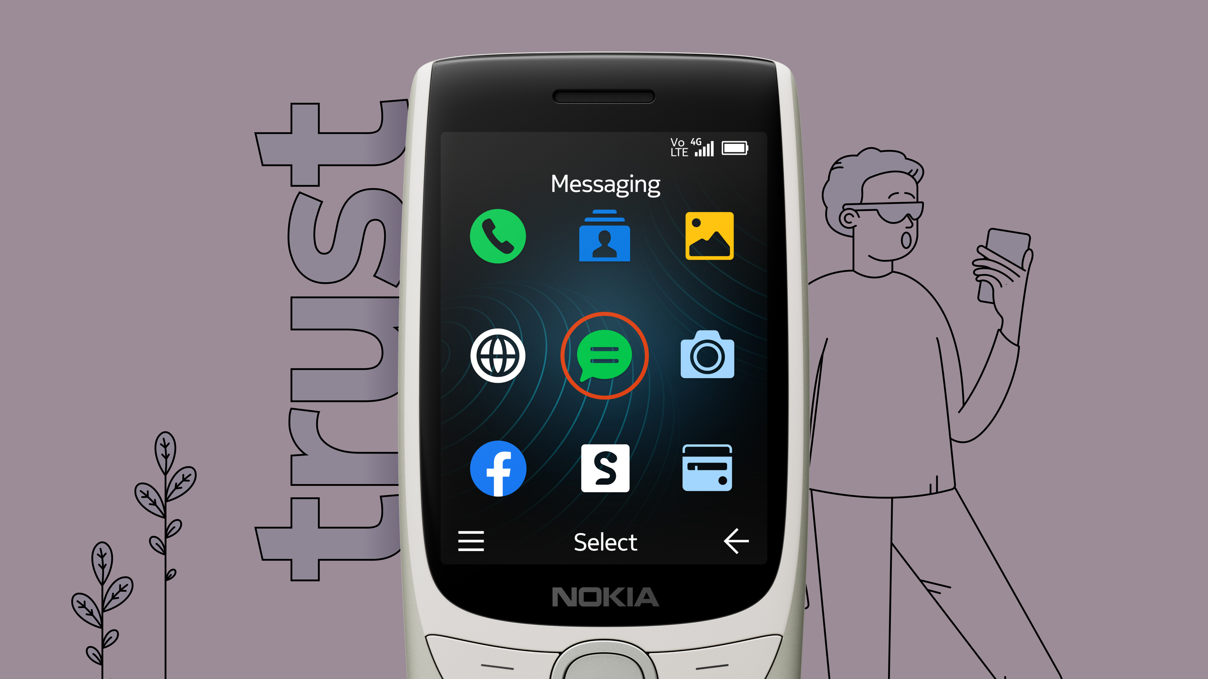 Nokia 8210 4G Resim 2