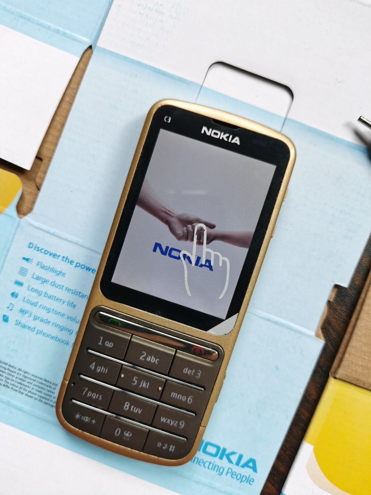Nokia C3-01 Gold Edition Resim 2