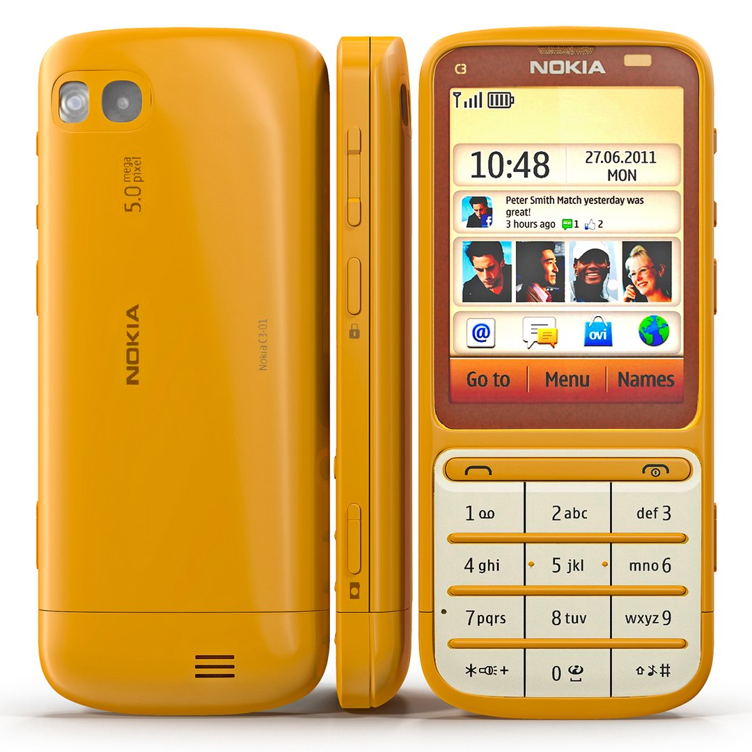 Nokia C3-01 Gold Edition Resim 4