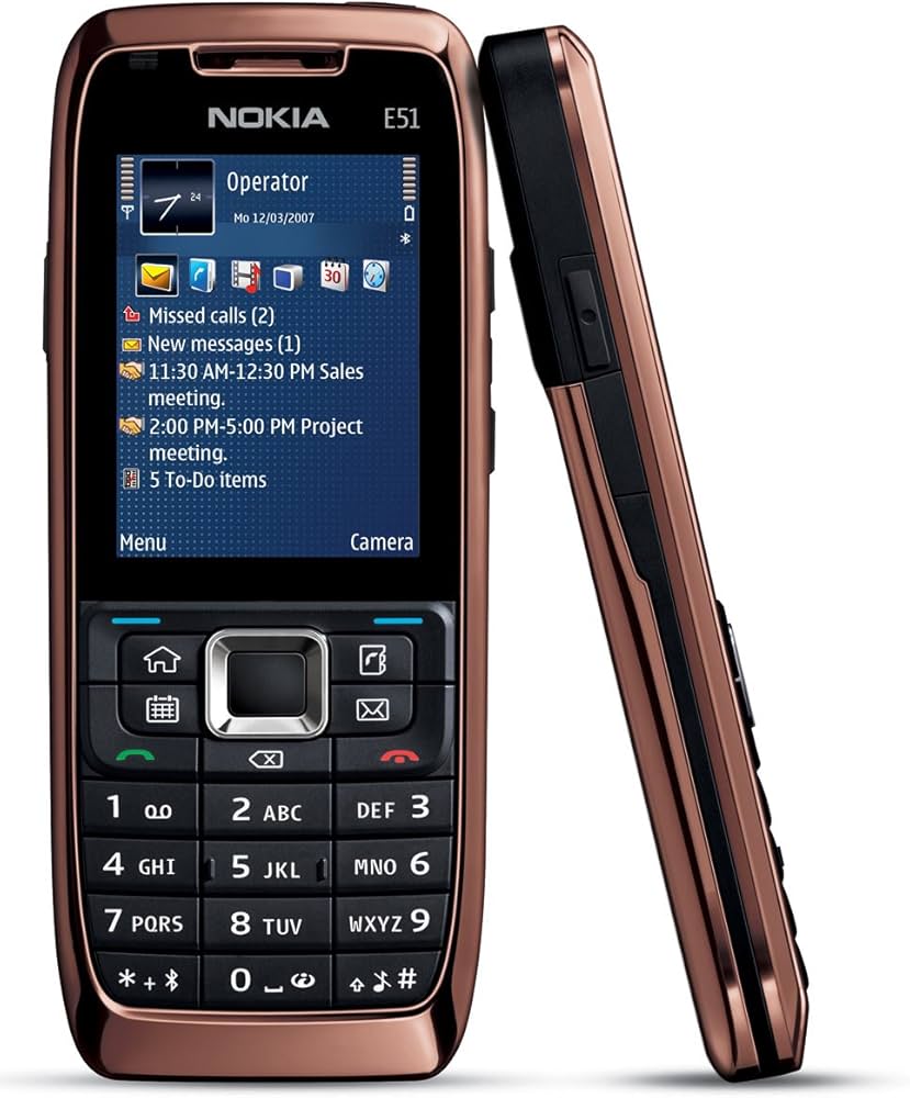 Nokia E51 camera-free Resim 4