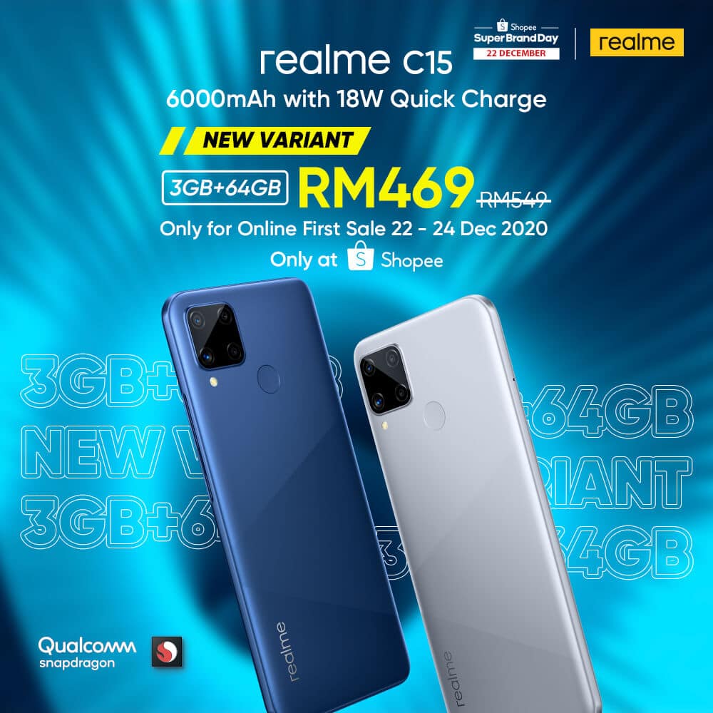 Realme C15 Qualcomm Edition Resim 3