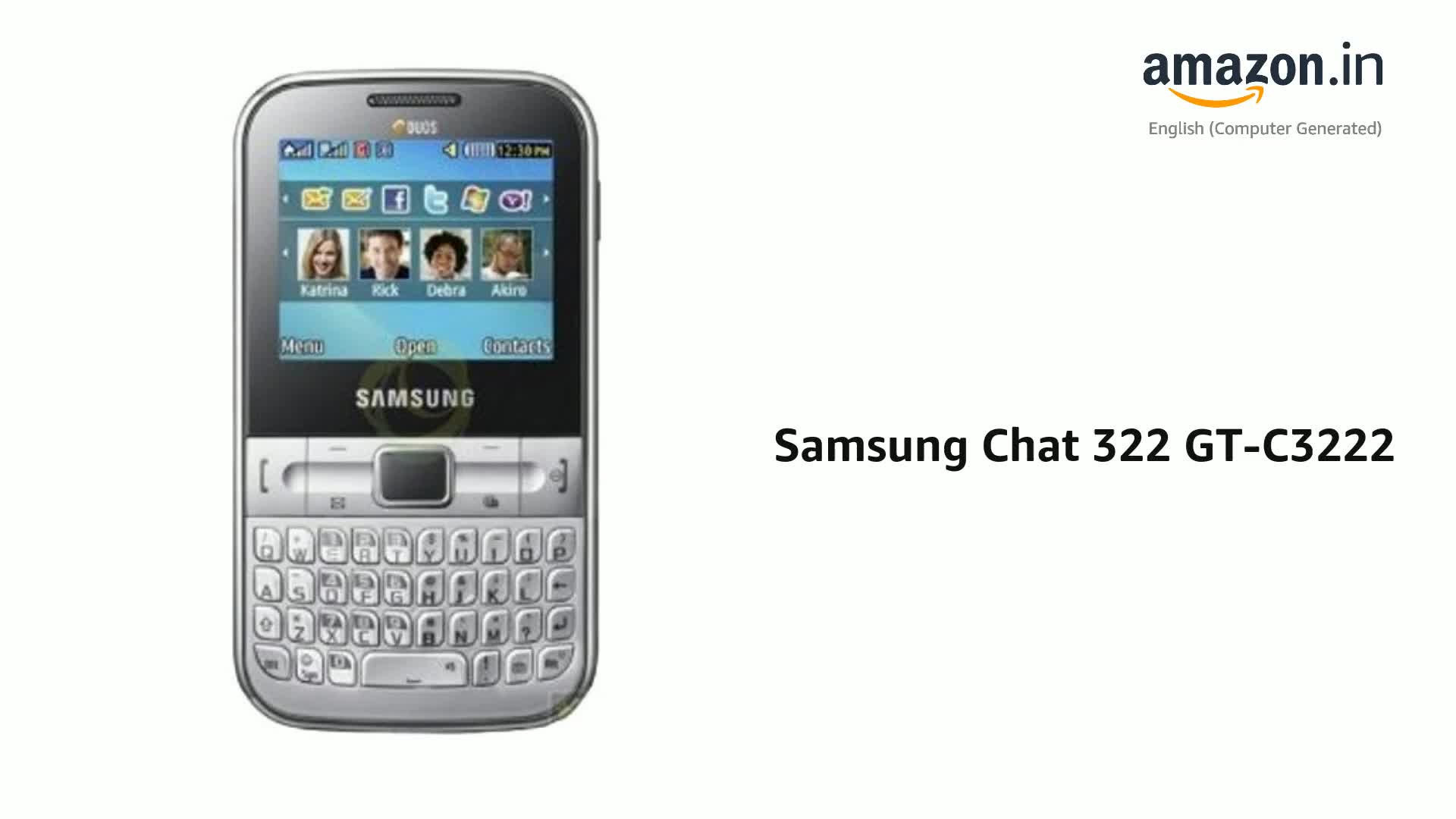 Samsung Ch@t 322 Wi-Fi Resim 4