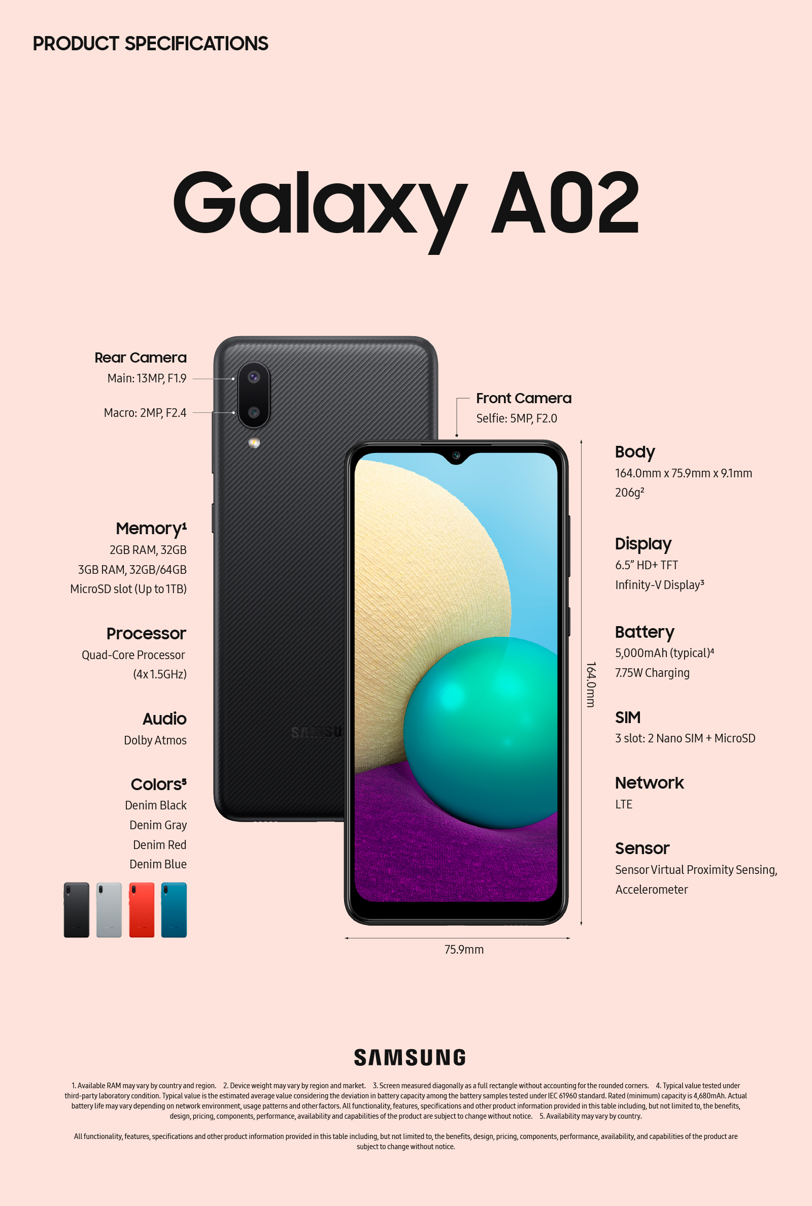 Samsung Galaxy A02 Resim 4