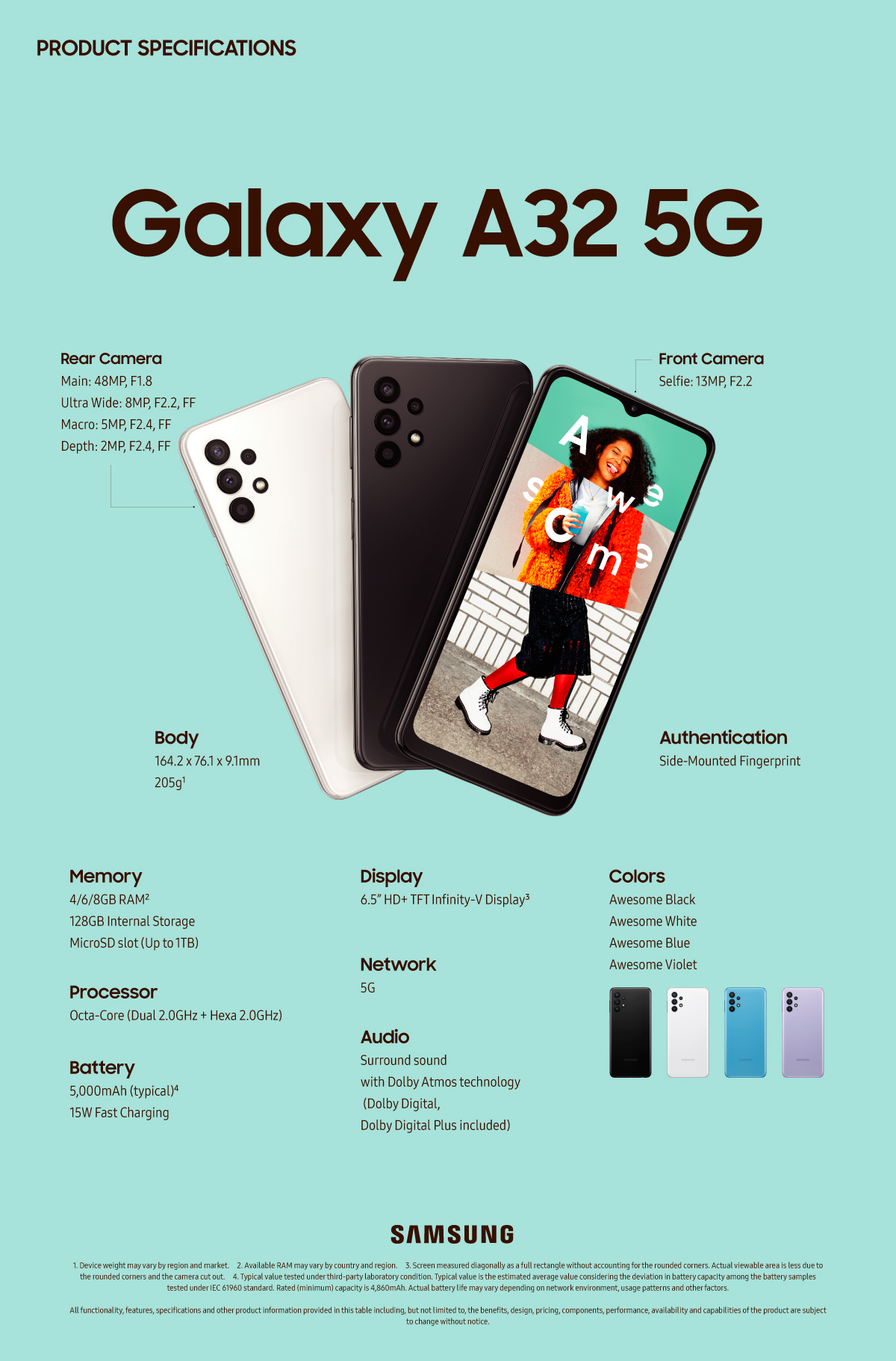 Samsung Galaxy A32 5G Resim 3