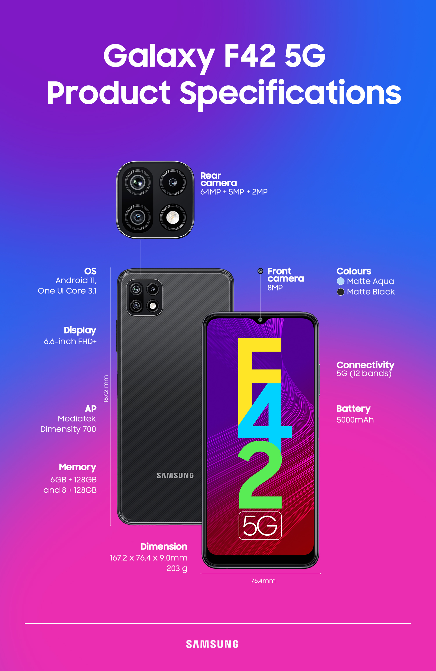 Samsung Galaxy F42 5G Resim 4
