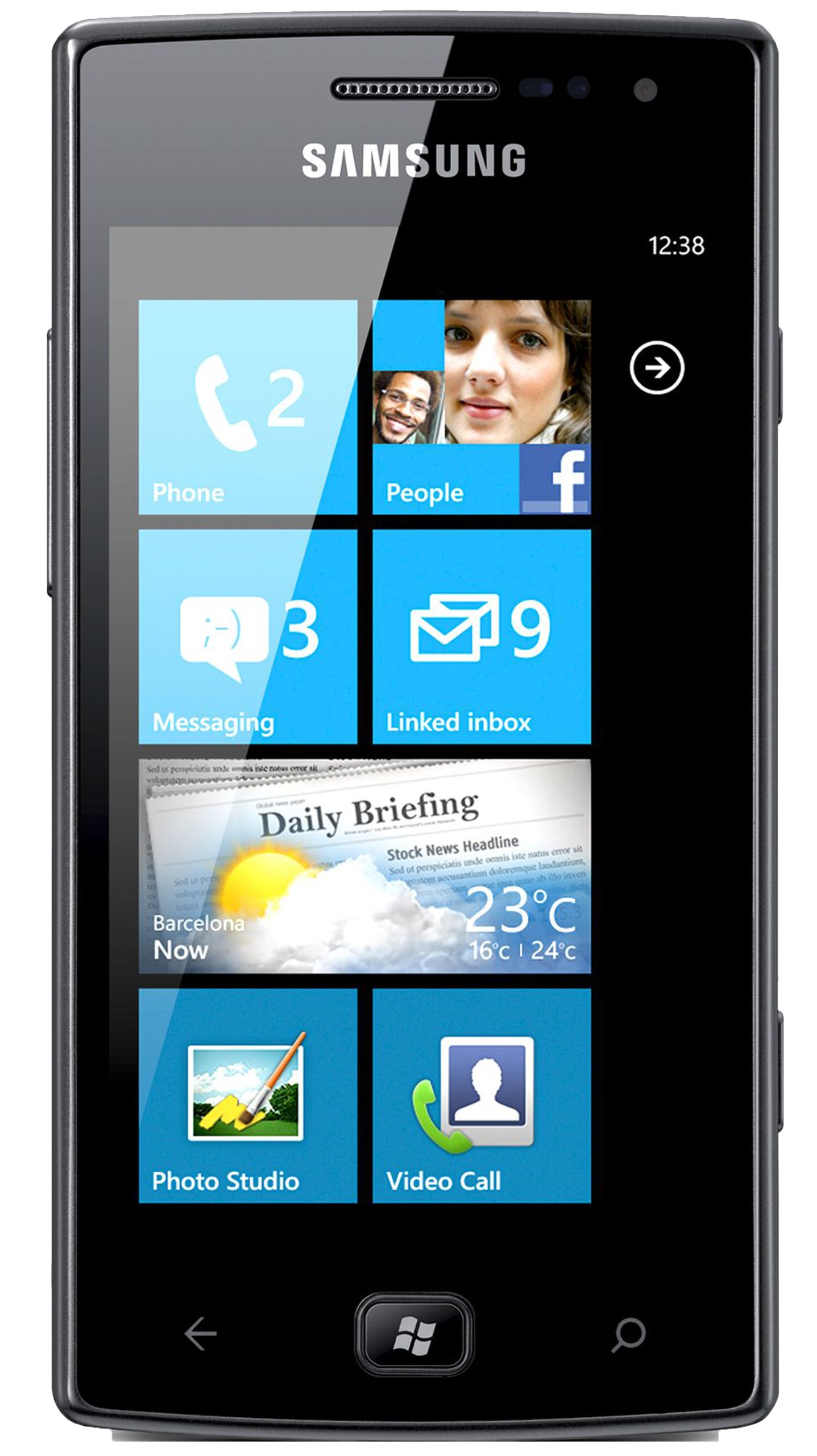 Samsung Omnia W I8350 Resim 2