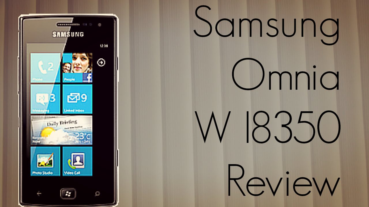 Samsung Omnia W I8350 Resim 4