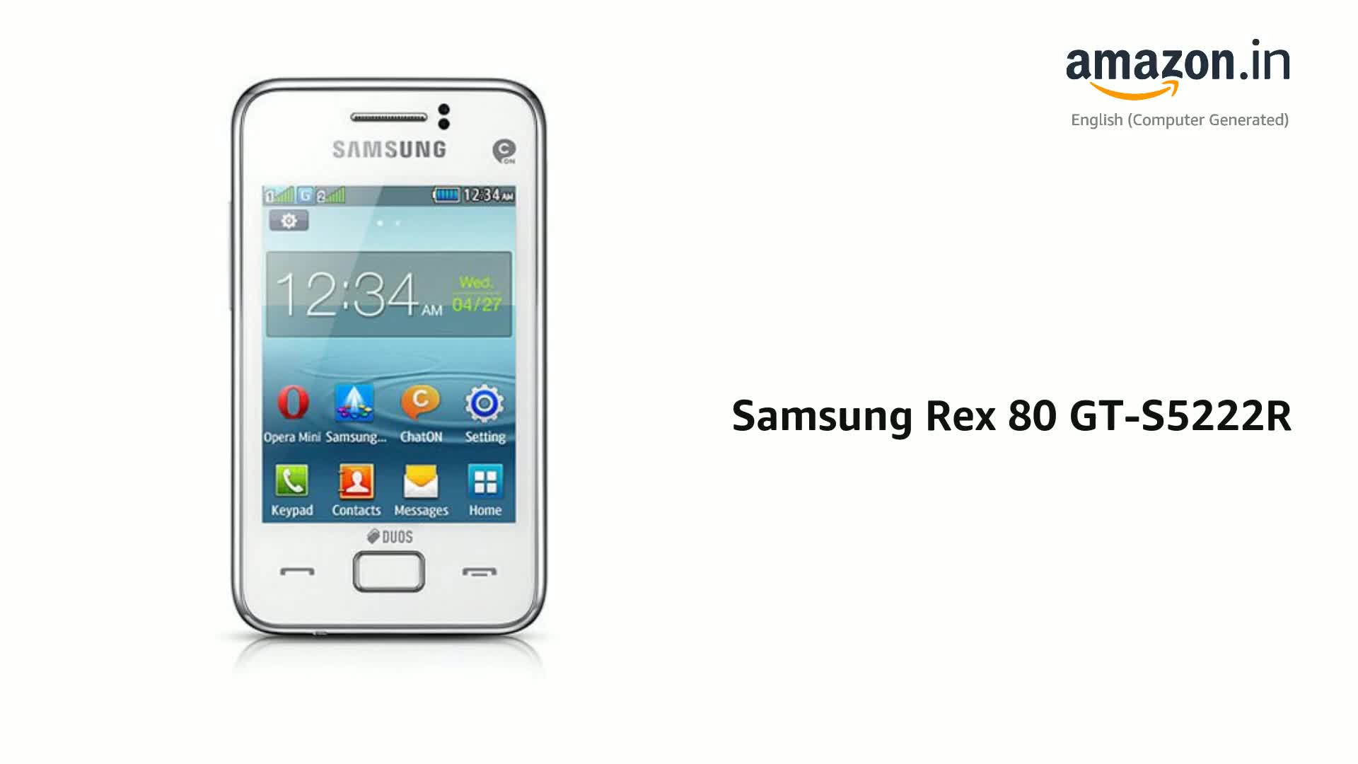 Samsung Rex 80 S5222R Resim 3