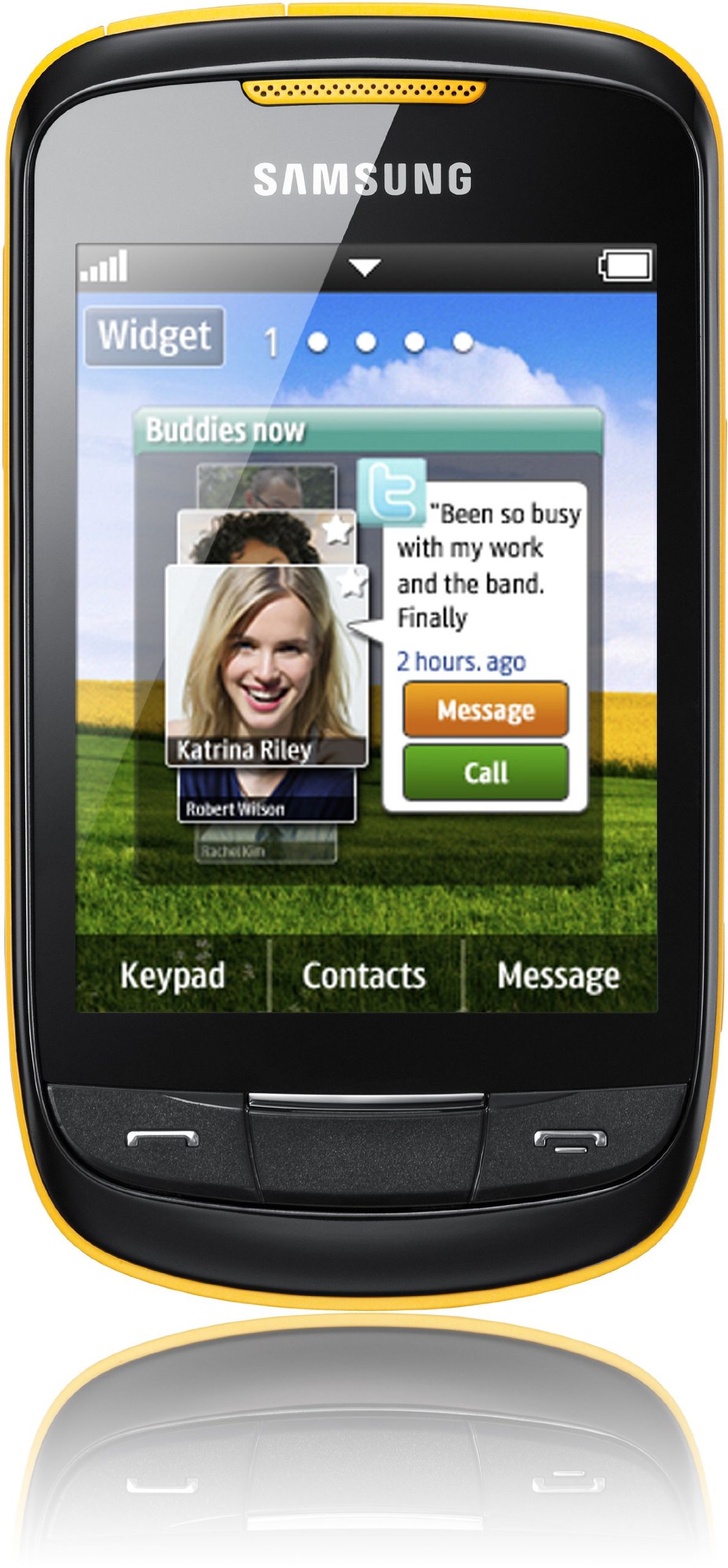 Samsung S3850 Corby II Resim 3